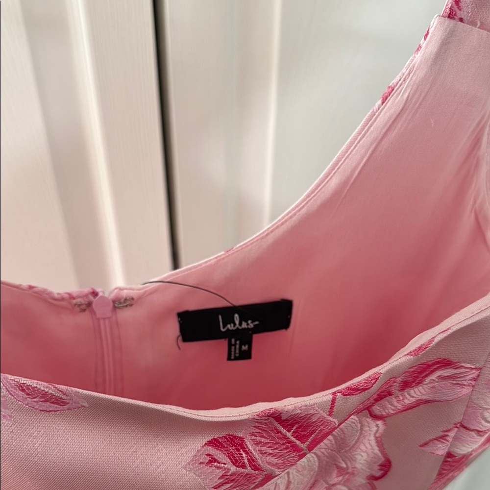 Lulu’s Floral Pink Dress - Picture 5 of 5